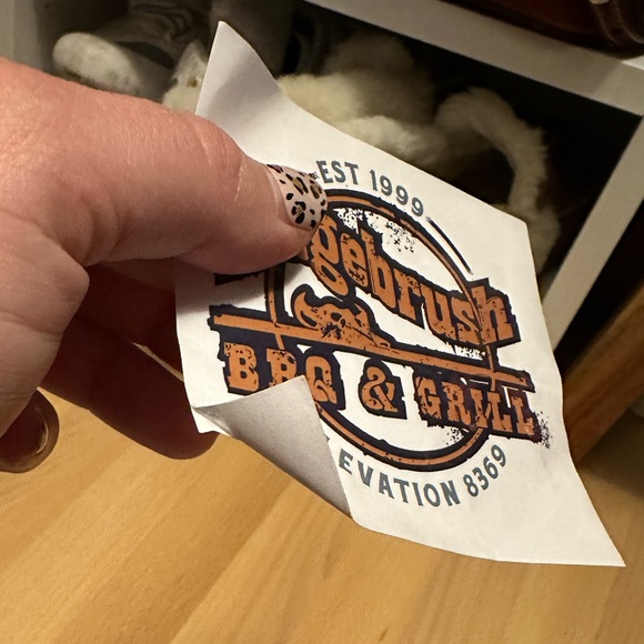 Sagebrush BBQ sticker - Picture 2 of 5